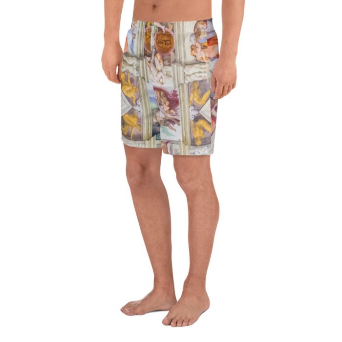 Sistine Chapel Retro Athletic Shorts - Image 5