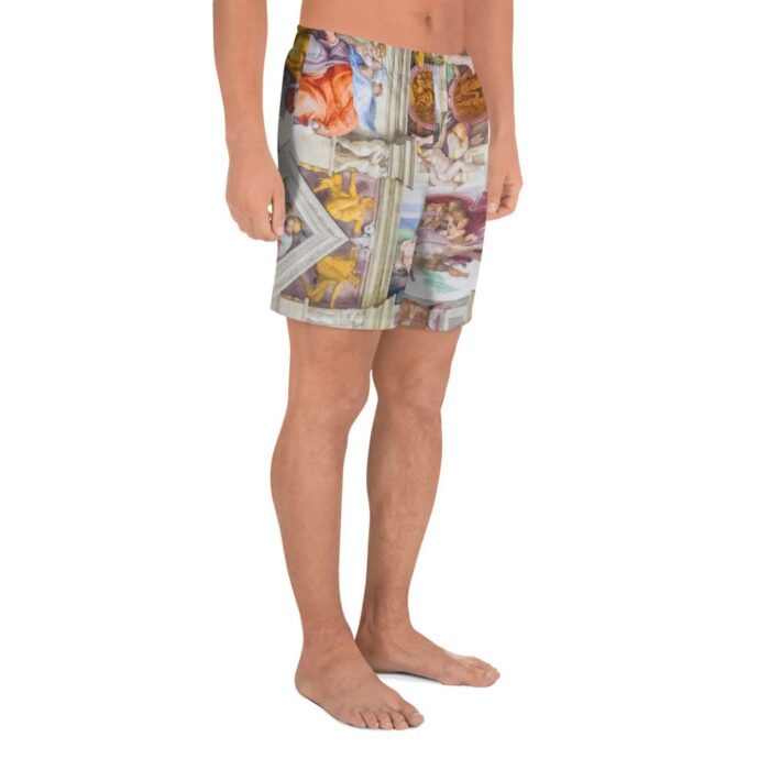 Sistine Chapel Retro Athletic Shorts - Image 4