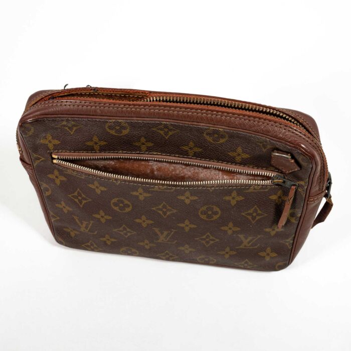 70's Louis Vuitton Clutch/Crossbody with Eclair Zipper Pull #2 - Image 8