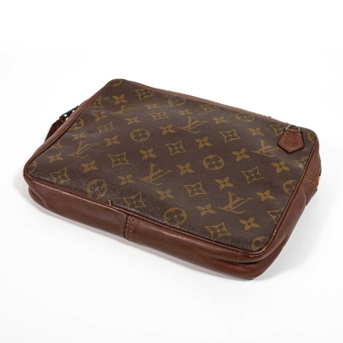 70's Louis Vuitton Clutch/Crossbody with Eclair Zipper Pull #2 - Image 6