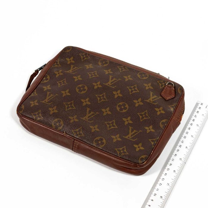 70's Louis Vuitton Clutch/Crossbody with Eclair Zipper Pull #2 - Image 5