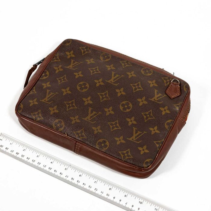 70's Louis Vuitton Clutch/Crossbody with Eclair Zipper Pull #2 - Image 4