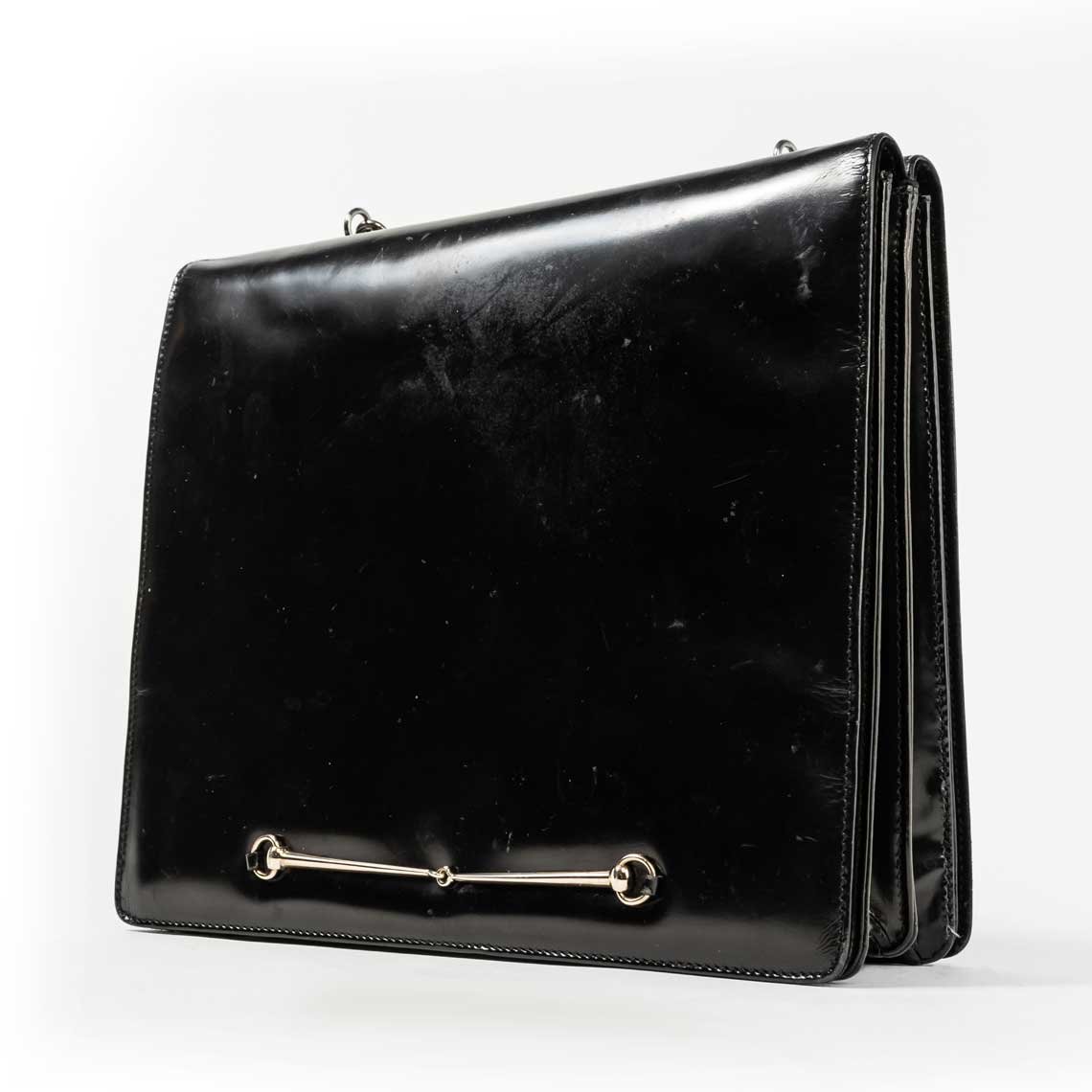 vintage black gucci purse