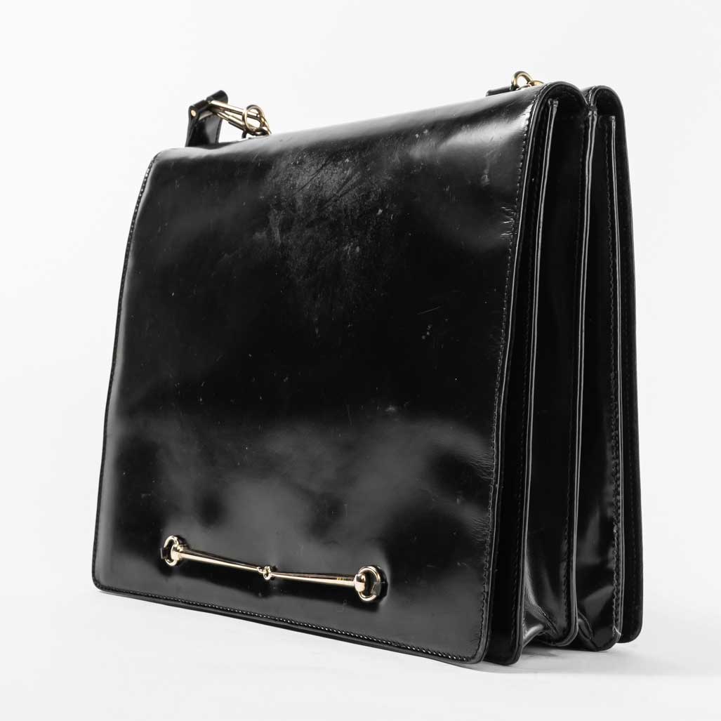 gucci vintage bag black