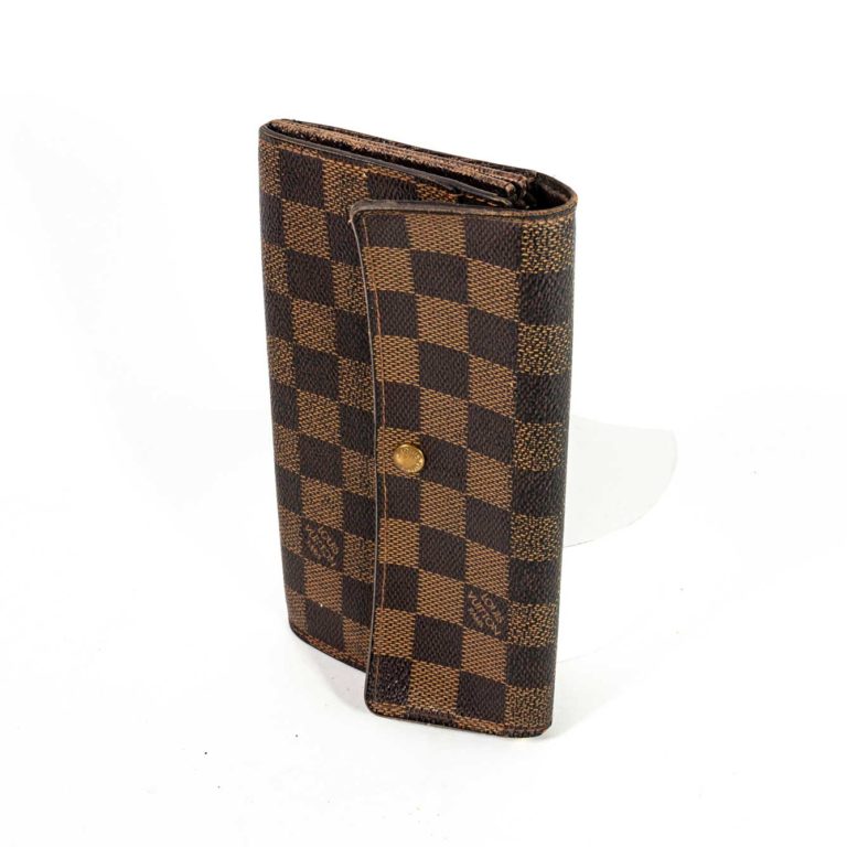 Vintage Louis Vuitton Damier Ebene Long Wallet