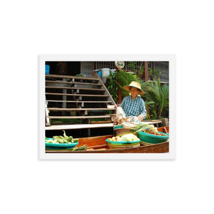 Floating Market Thailand Travel Photography Art Print Wall Art - Image 4