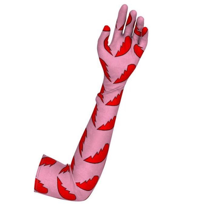 Heartbreak Velvet Opera Gloves - Image 2