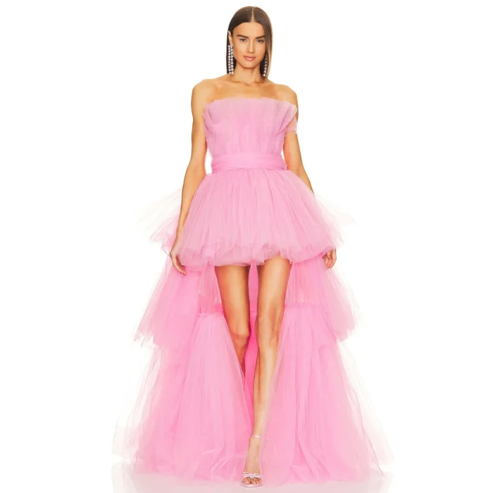 Enchanted Tulle Custom High-Low Gown