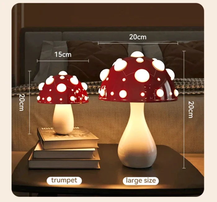 Mario's 70s Mushroom Adventure Acrylic Lamp Set - Image 6