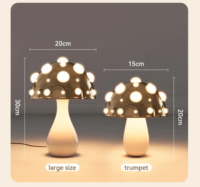 Mario's 70s Mushroom Adventure Acrylic Lamp Set - Image 4