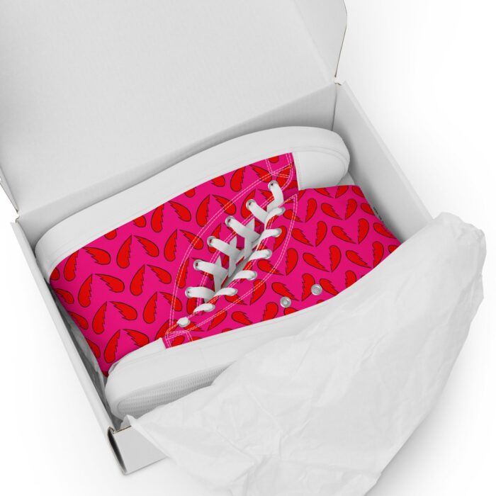 Quirk Broken Hearts Mini Print High-Tops - Image 10