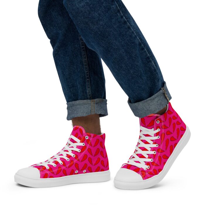 Quirk Broken Hearts Mini Print High-Tops - Image 3