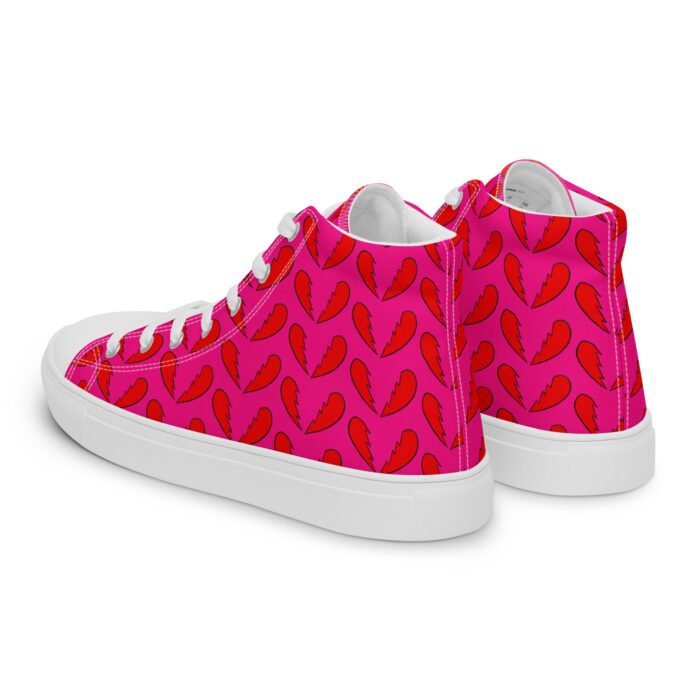 Quirk Broken Hearts Mini Print High-Tops - Image 15