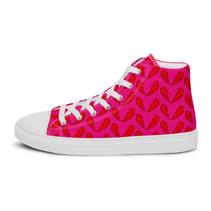 Quirk Broken Hearts Mini Print High-Tops - Image 6