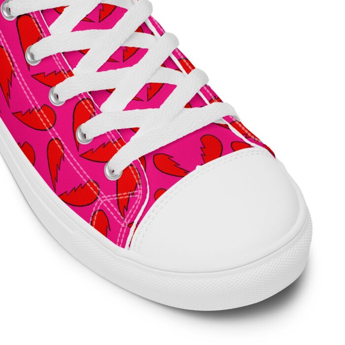 Quirk Broken Hearts Mini Print High-Tops - Image 12