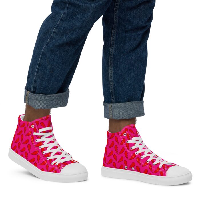 Quirk Broken Hearts Mini Print High-Tops - Image 2