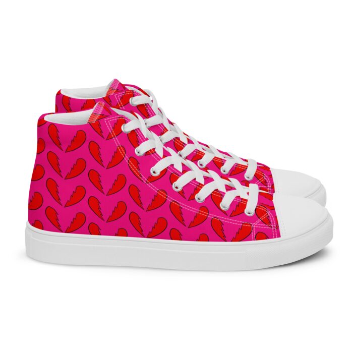 Quirk Broken Hearts Mini Print High-Tops - Image 17