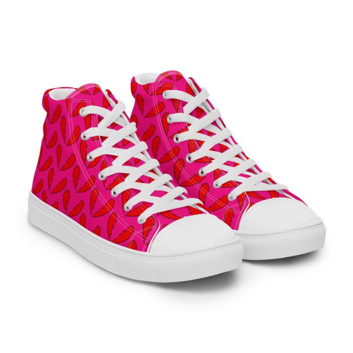 Quirk Broken Hearts Mini Print High-Tops - Image 16