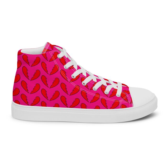 Quirk Broken Hearts Mini Print High-Tops