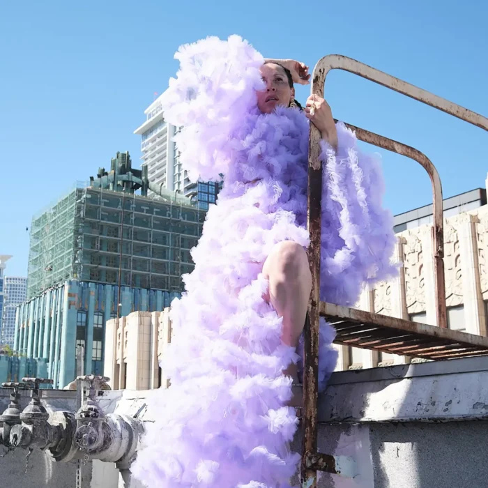 Lavender Lush Tulle Gown - Image 9