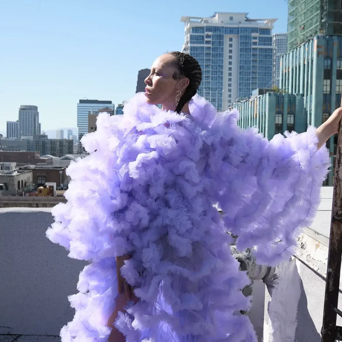 Lavender Lush Tulle Gown - Image 12