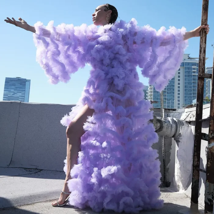 Lavender Lush Tulle Gown