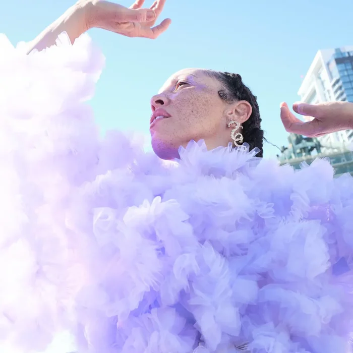 Lavender Lush Tulle Gown - Image 7