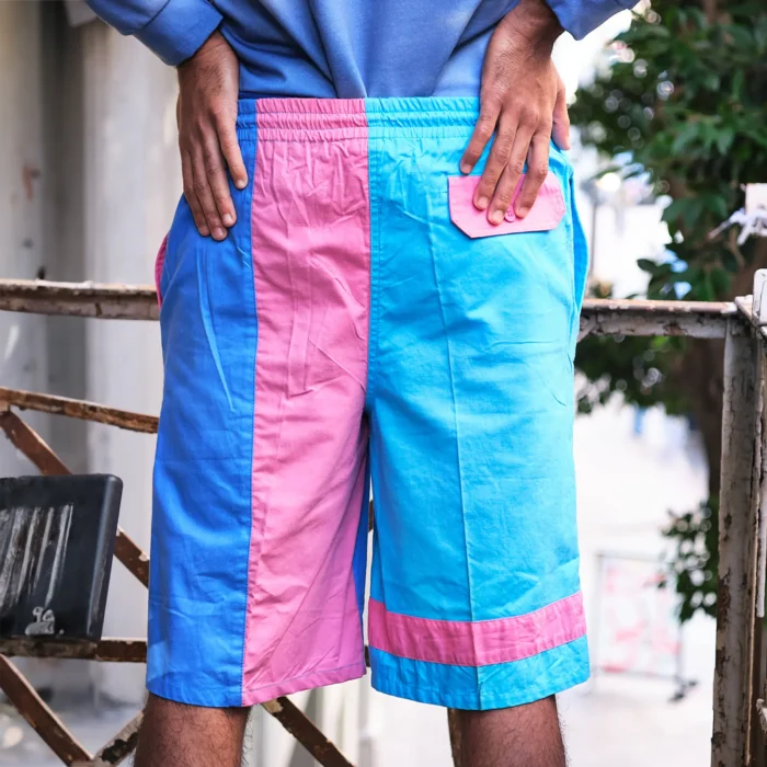 80s/90s Panic Cotton Lined Swim Trunks Sz. S/M - Image 2