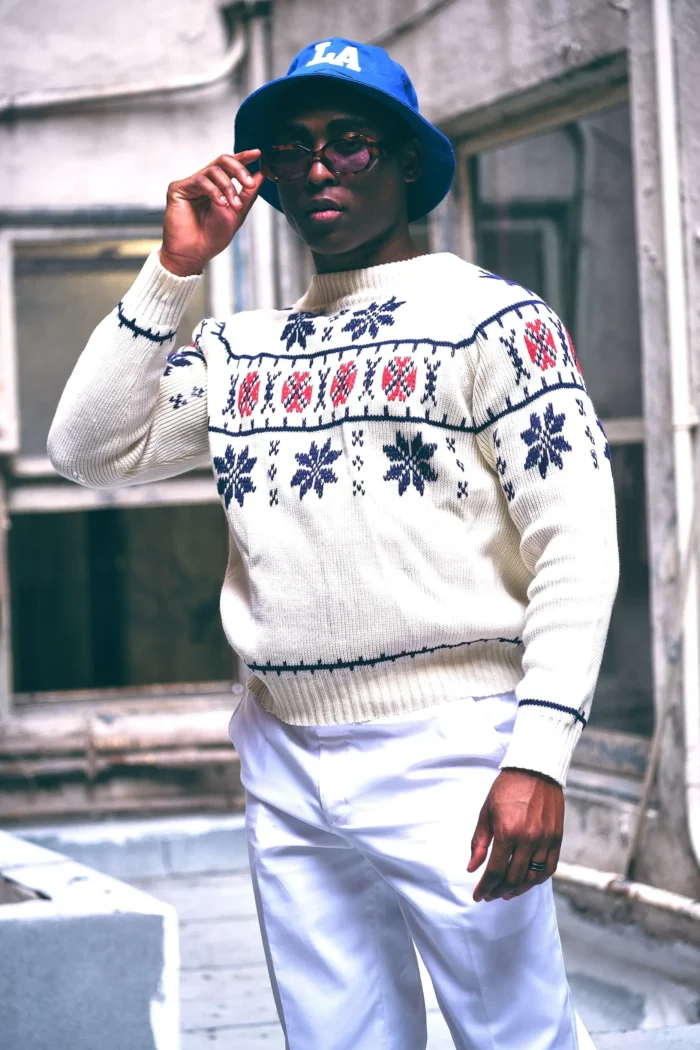 1970s JC Penny Acrylic Knit Sweater - Image 4