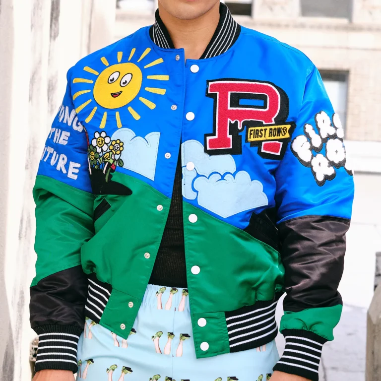 First Row Think Green Varsity Jacket