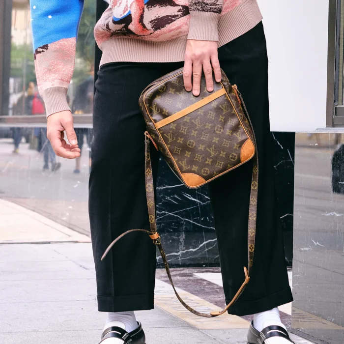 90s Louis Vuitton Shoulder Bag with Strap