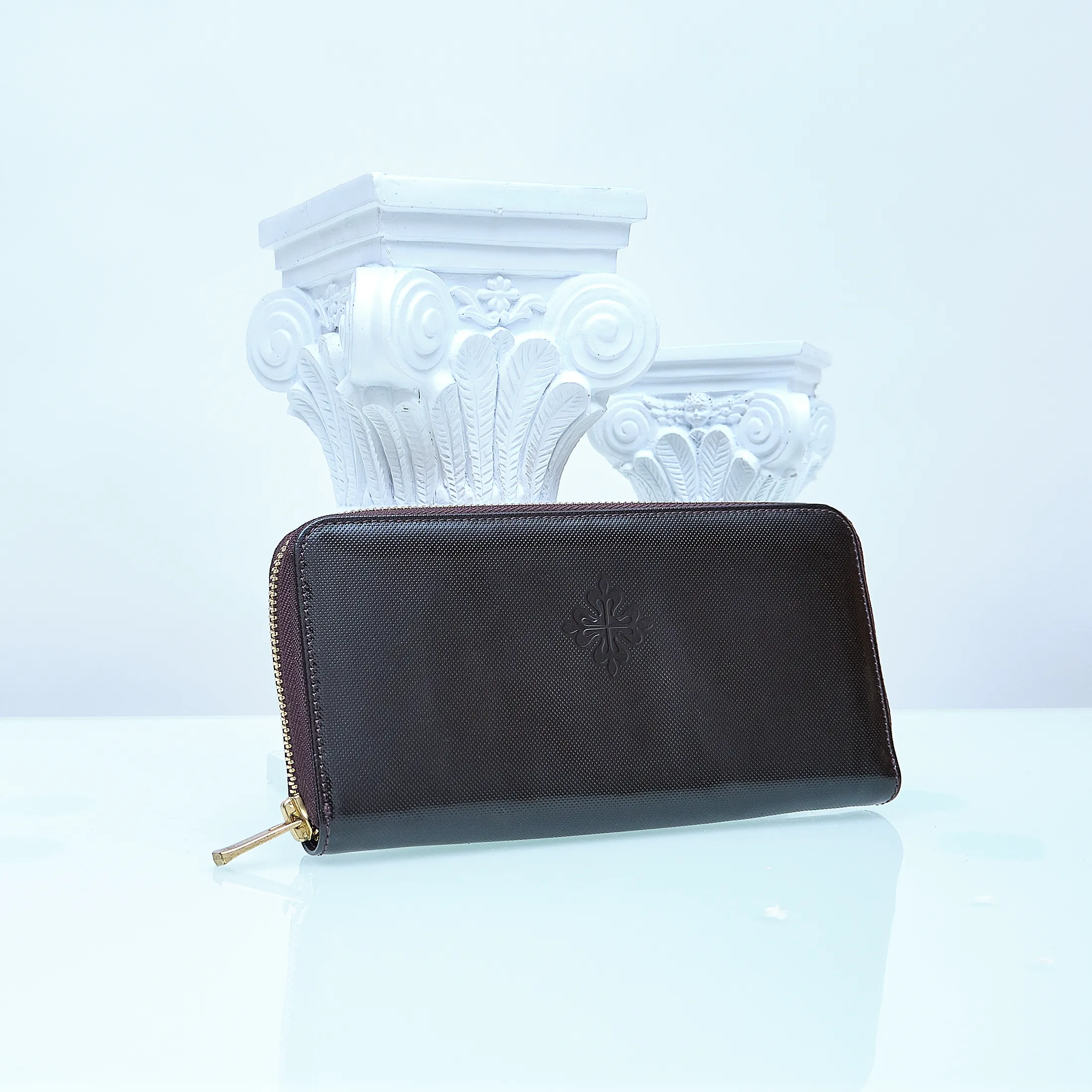 Patek Philippe Zip-Around Wallet — Patent Leather (2000s)