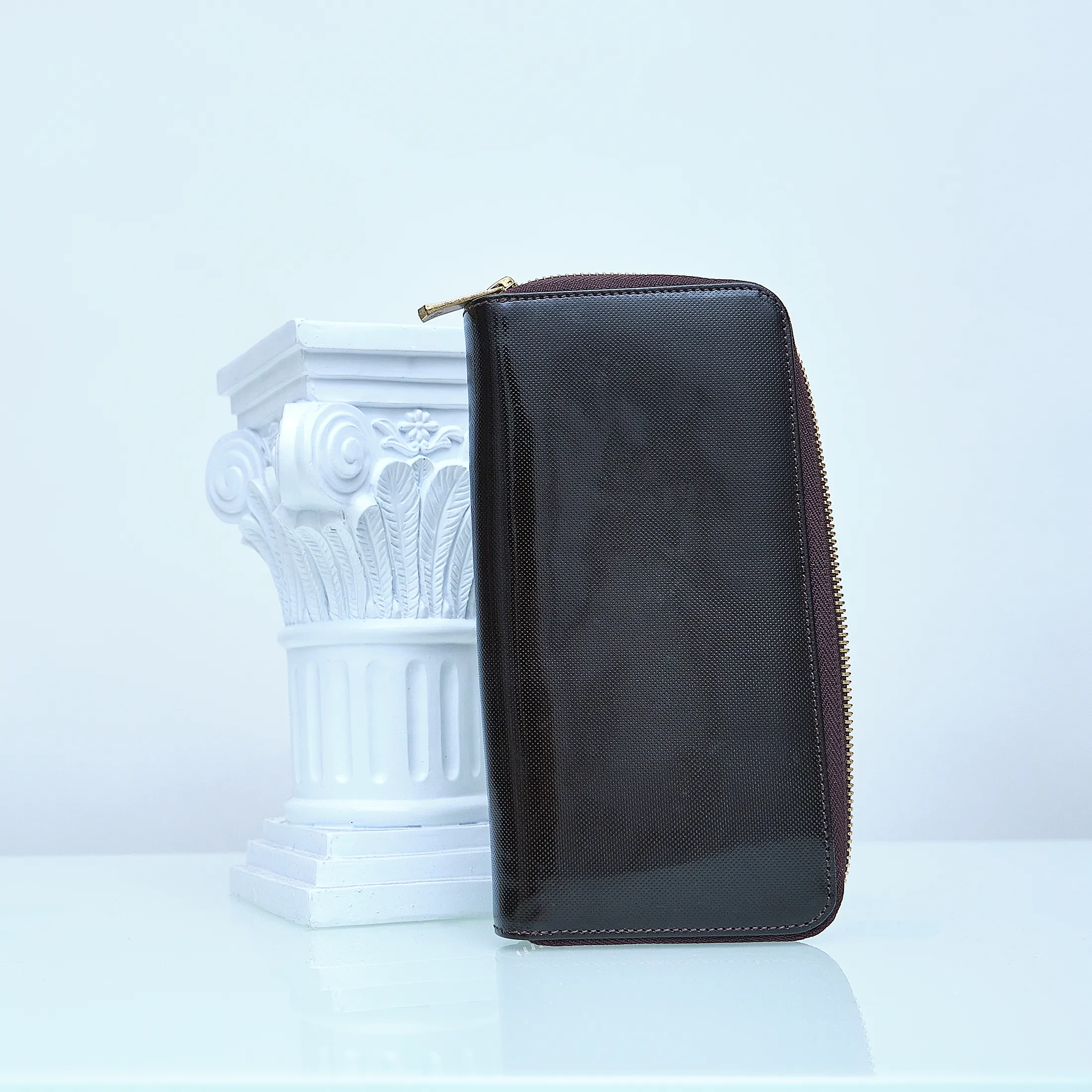 Patek Philippe Zip-Around Wallet — Patent Leather (2000s) - Image 4