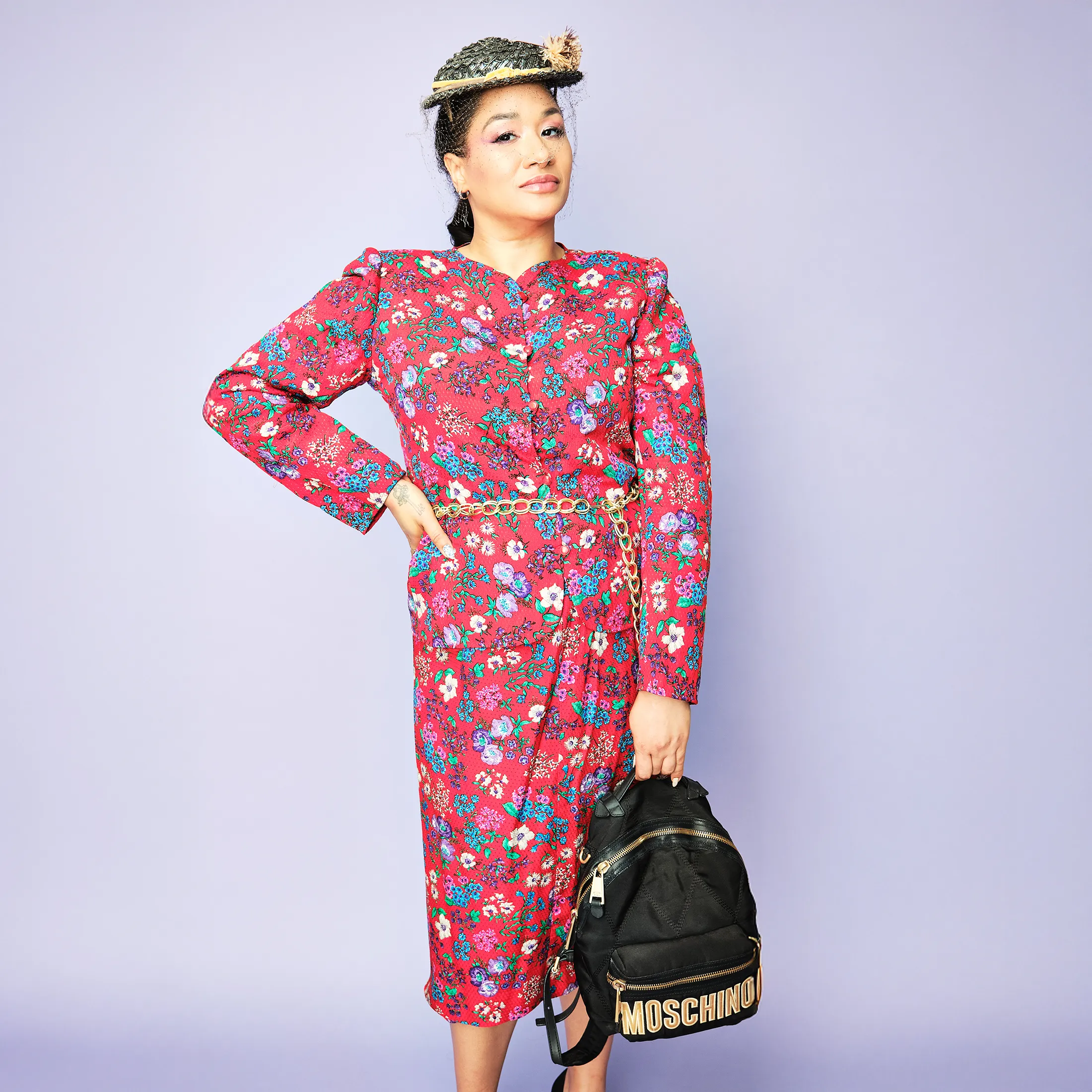 2020s Moschino Quilted Nylon Logo Backpack — One Size - Image 5