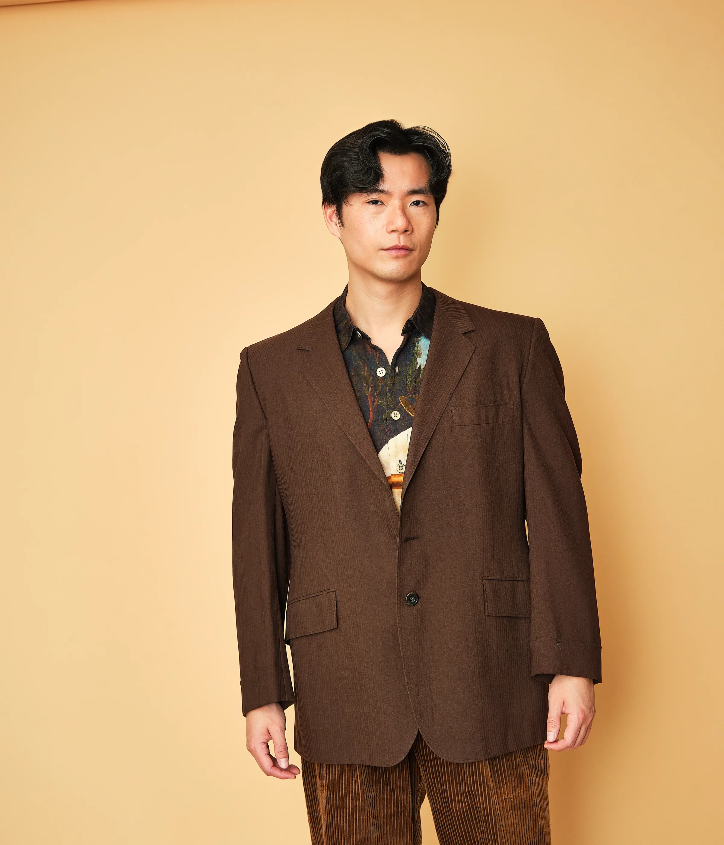 1960s Louis Roth Brown Textured Stripe Sport Coat for Bonney Gordon - Image 13