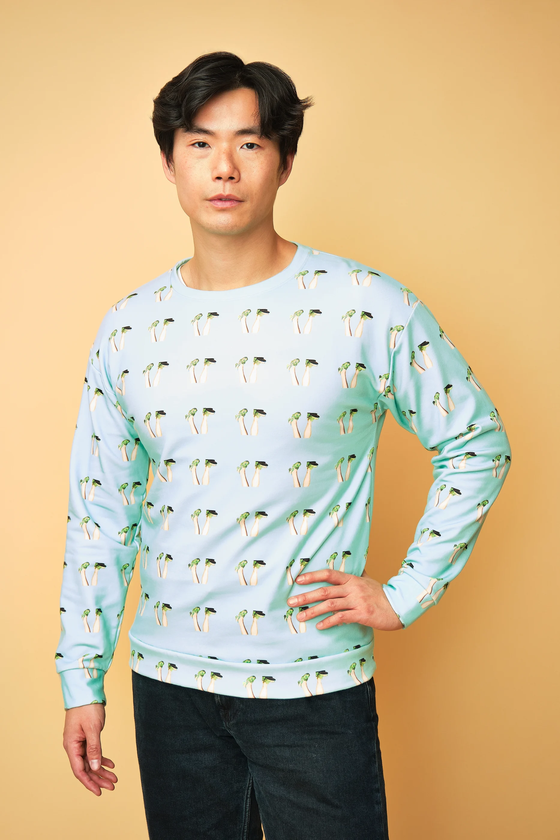 Peace, Love & Quirk Unisex Sweatshirt - Image 2