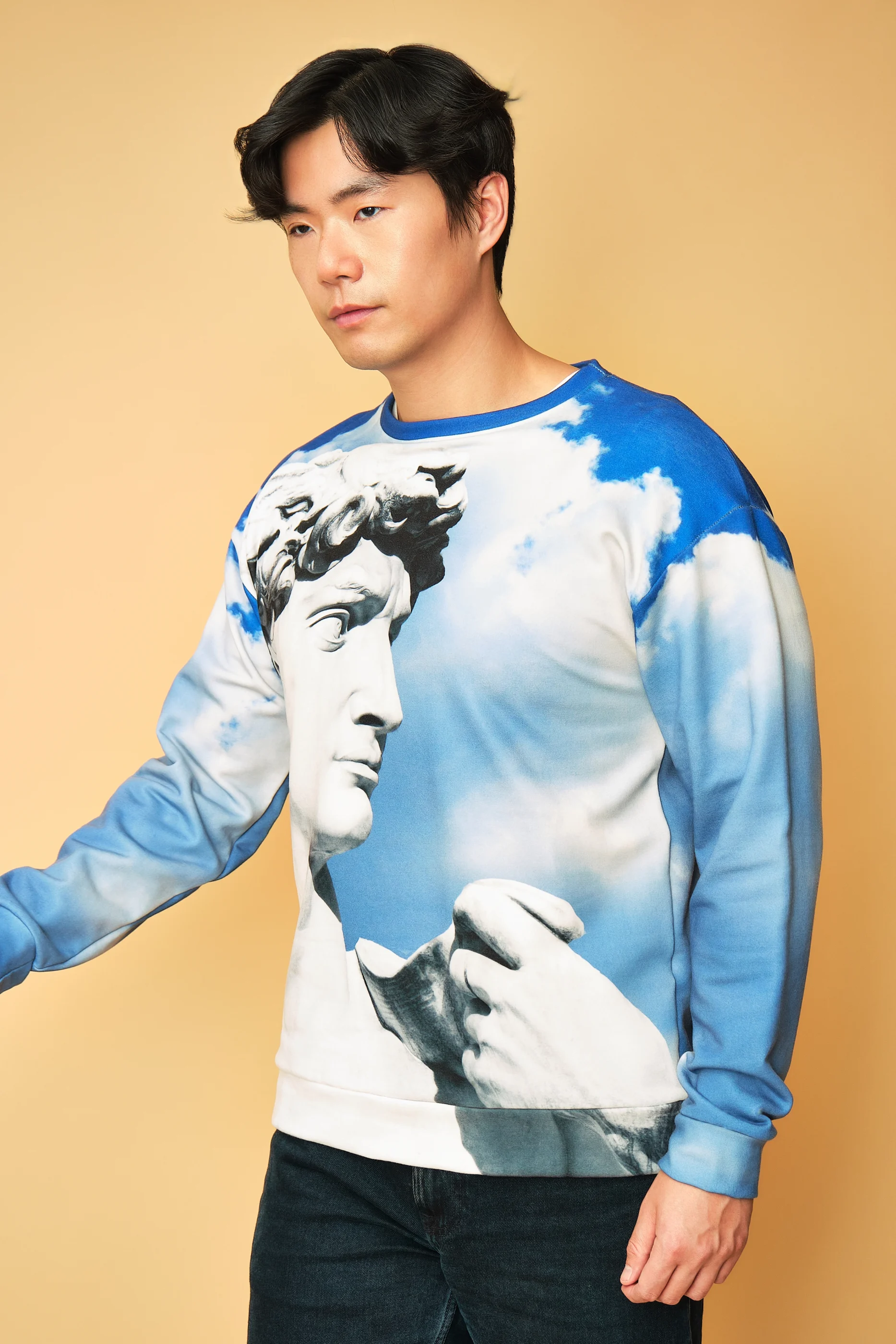David in the Clouds Eco Pullover - Image 9