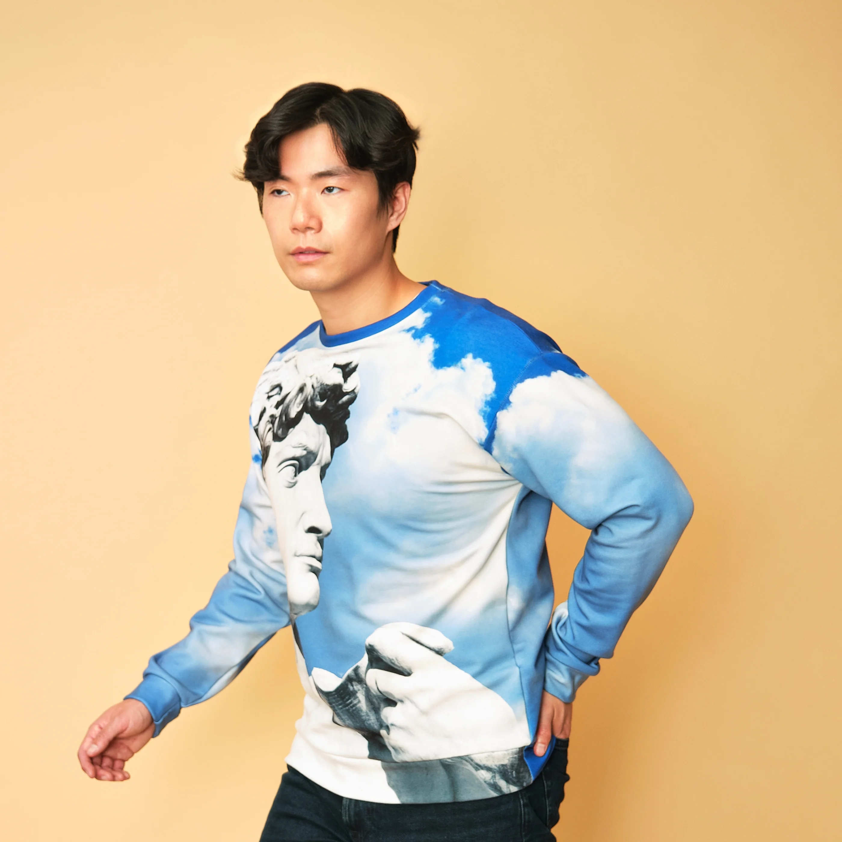 David in the Clouds Eco Pullover - Image 7