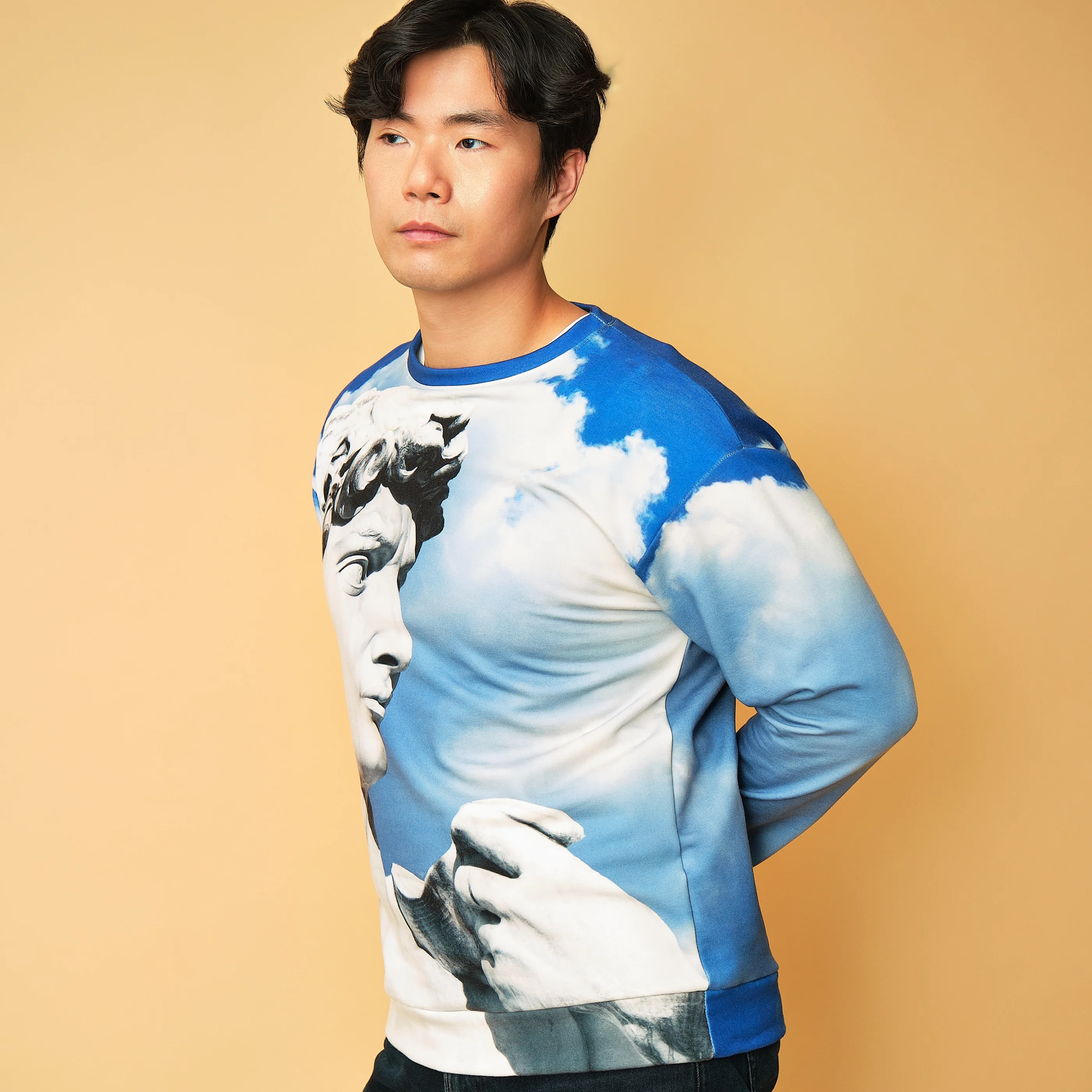 David in the Clouds Eco Pullover - Image 5