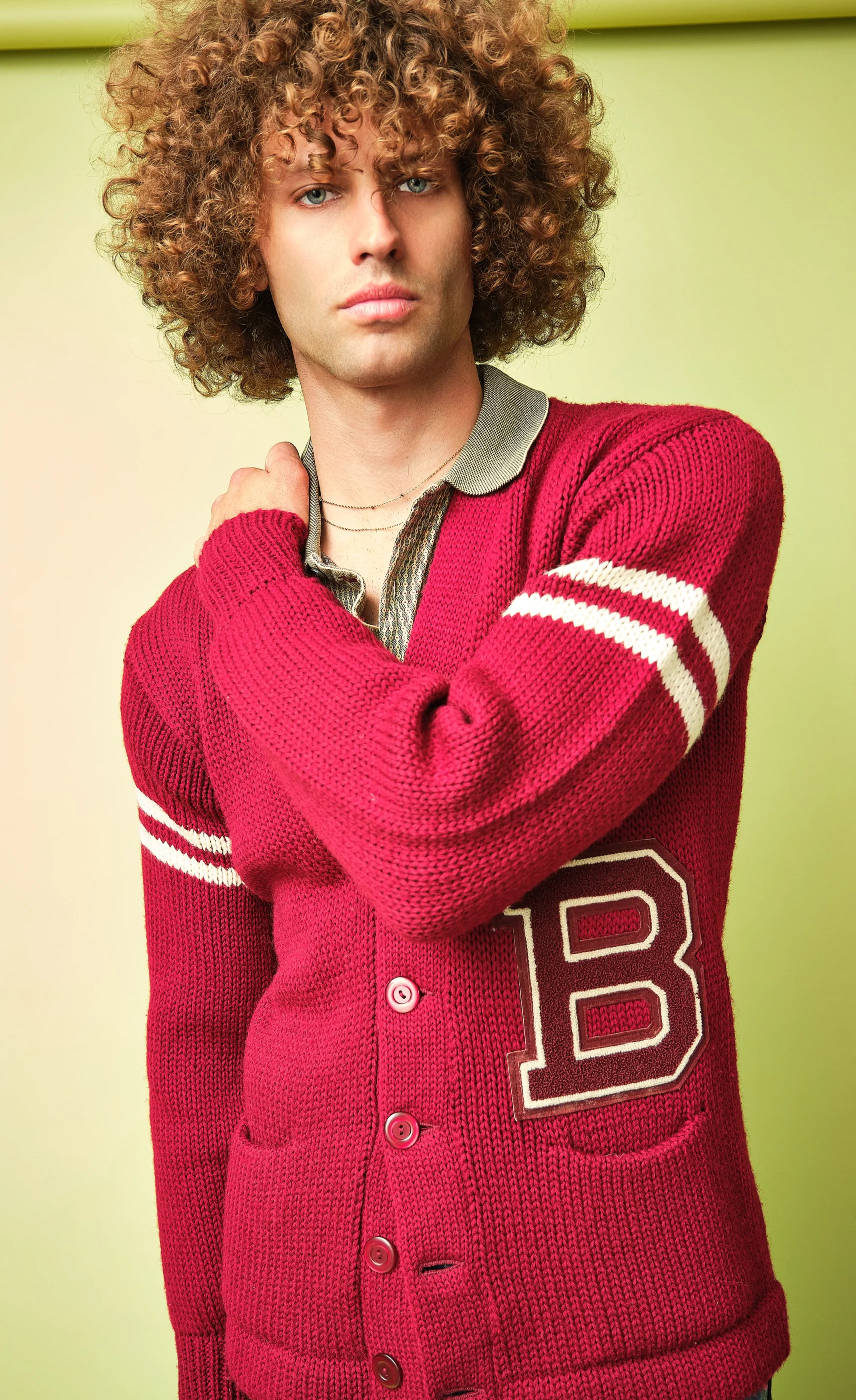 1950s/1960s Wight’s Sporting Goods Red Varsity Letterman Cardigan – Modern Men’s M/L, 40/42 Chest - Image 5