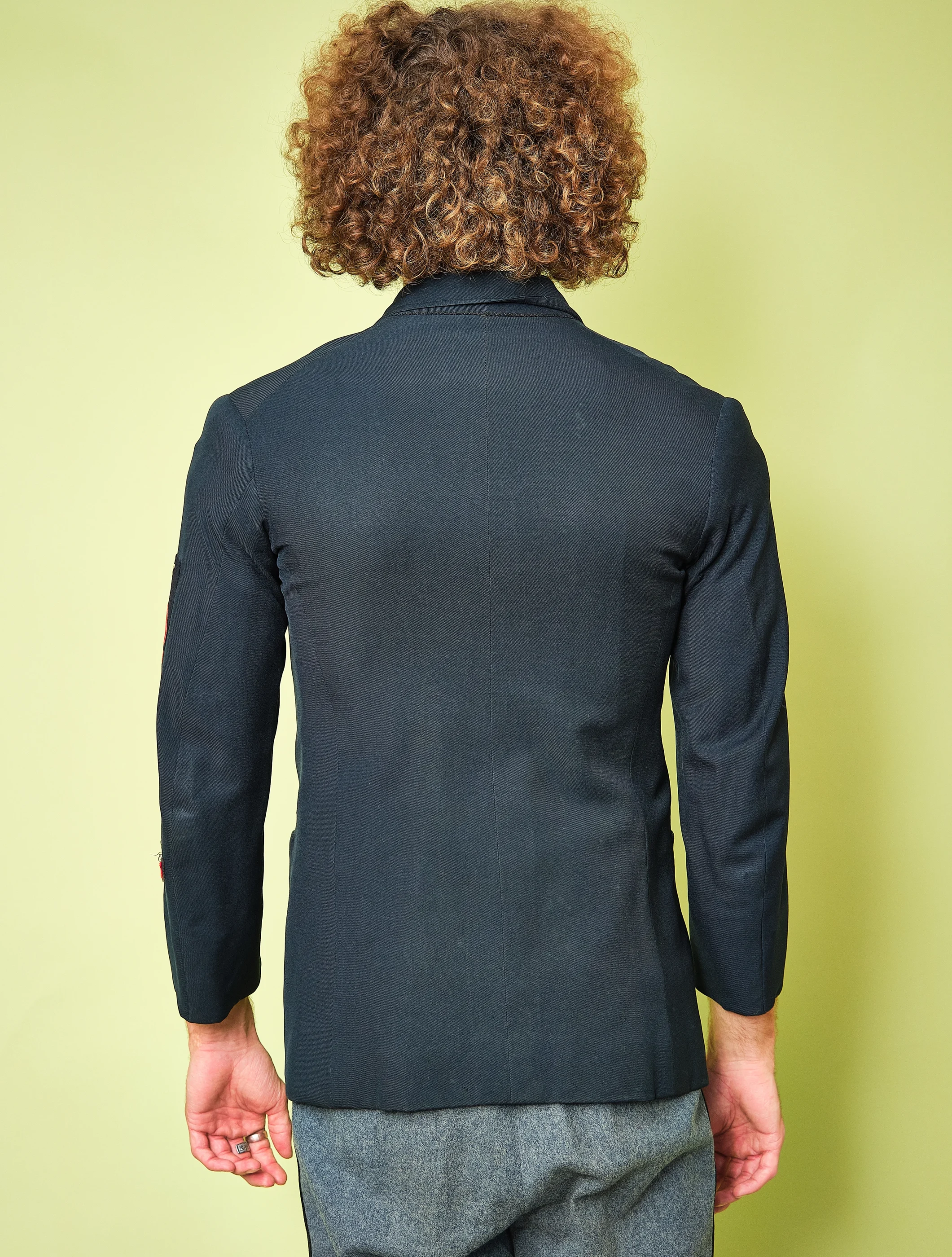 Vintage U.S. Navy Dress Blue Double-Breasted Uniform Jacket – Modern Men’s S/M / Approx 38R - Image 6