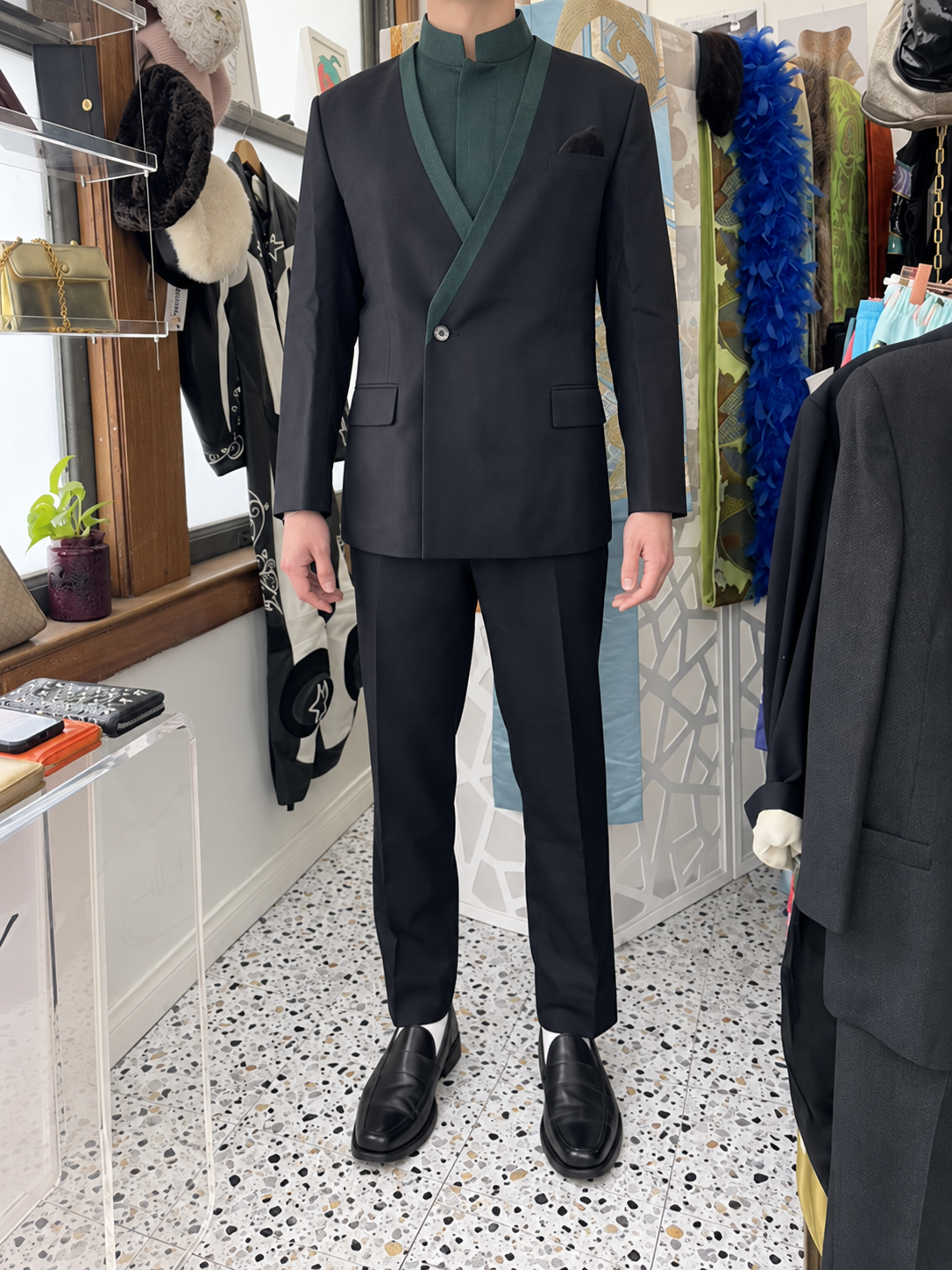 The later private-client commission — front fitting view.